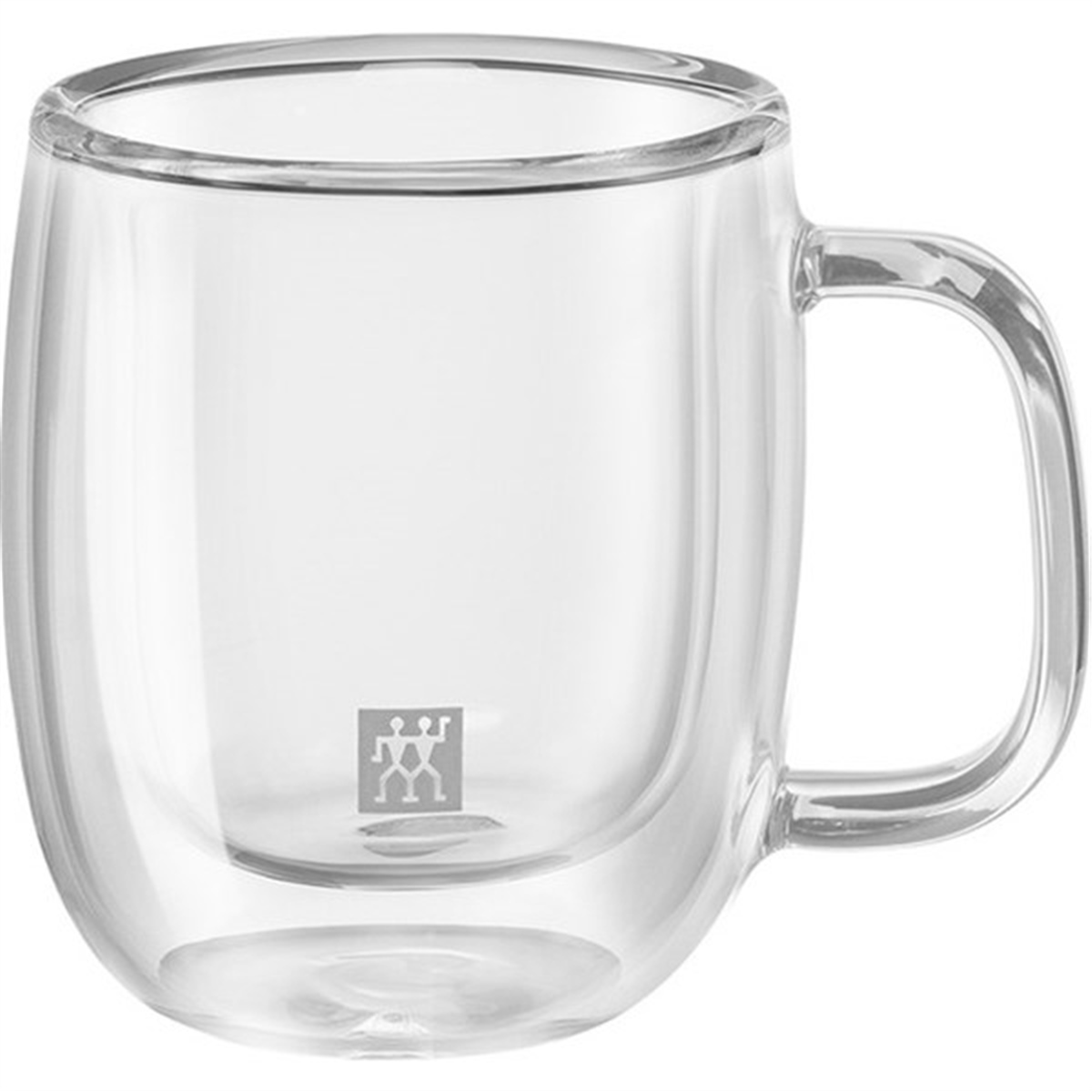 Zwilling Çift Camlı Kulplu 2'li Espresso Bardak Seti - 80 ml