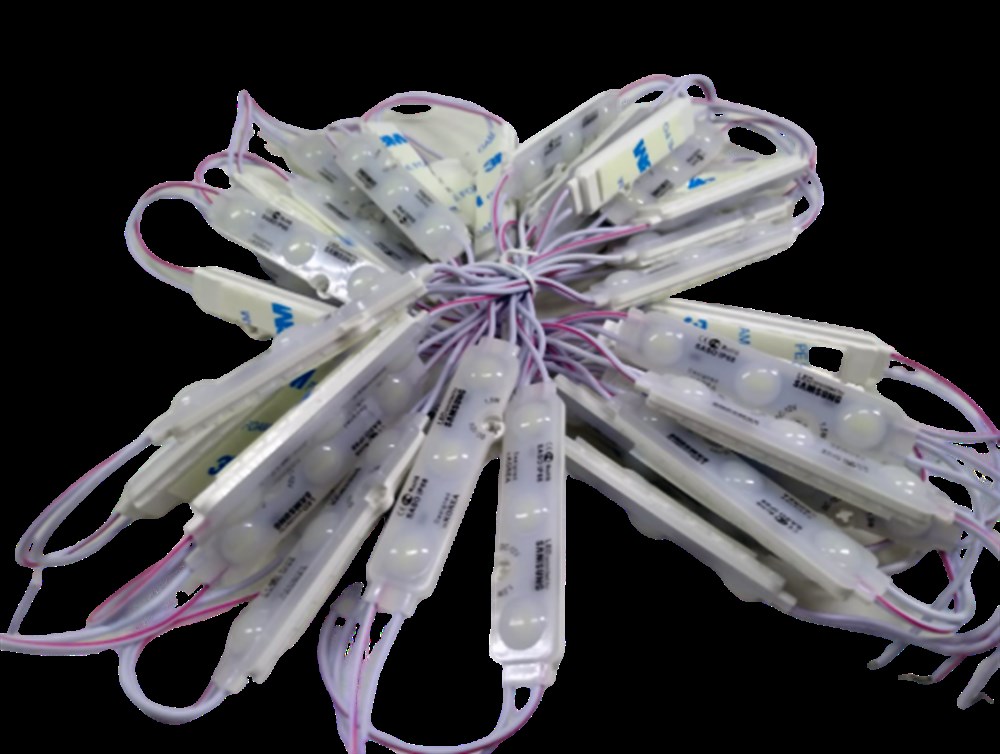 12V 10.000K Beyaz Samsung Çipli Modül LED – 20 li  Paket, Yüksek Parlaklık ALS-105B