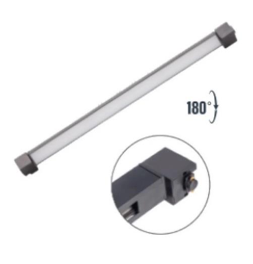 ZMR 40W SİYAH KASA OPAK LINEER RAY SPOT GÜNIŞIĞI 3200K