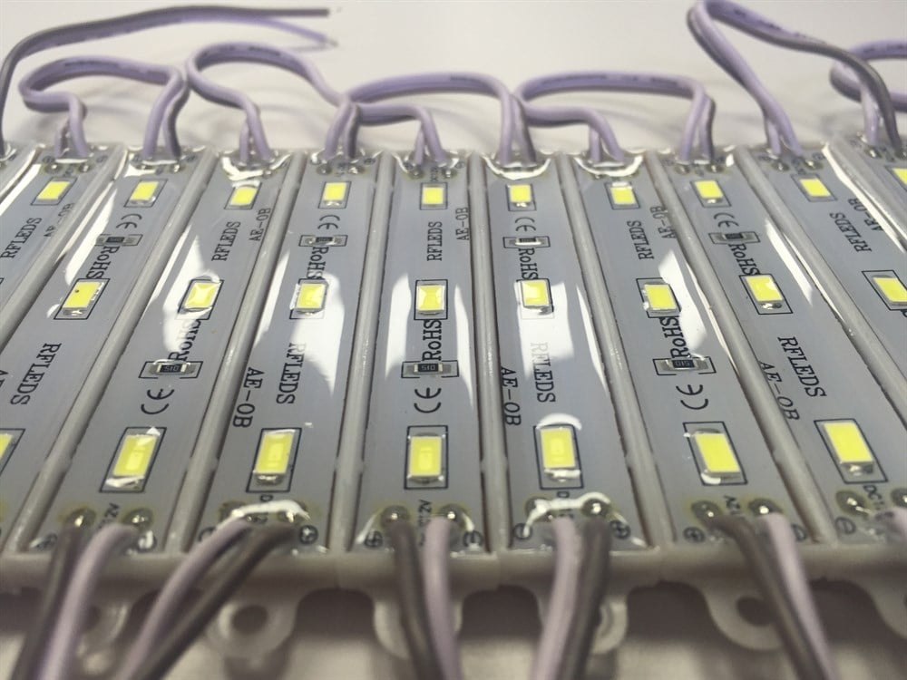 12V BEYAZ ( 100 ADET ) EPOKSİLİ MODÜL LED ALS-110B