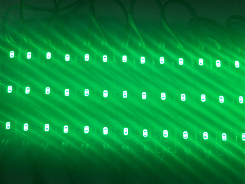 (100 ADET) YEŞİL 5630 EPOKSİLİ MODÜL LED ALS-110Y