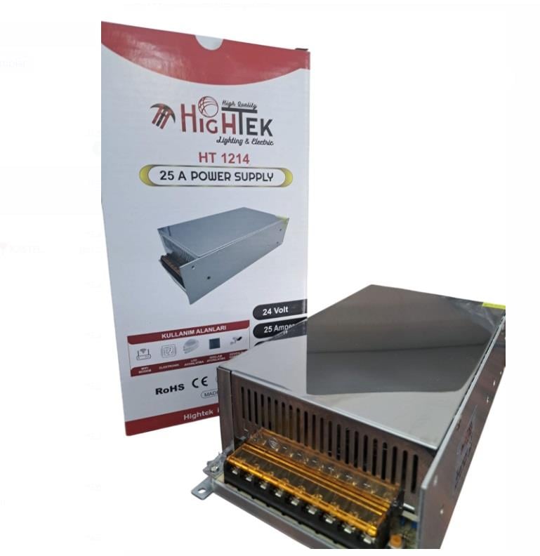 24V 25A KALIN KASA AYARLI TRAFO 600WATT HT-1214 HIGHTEK