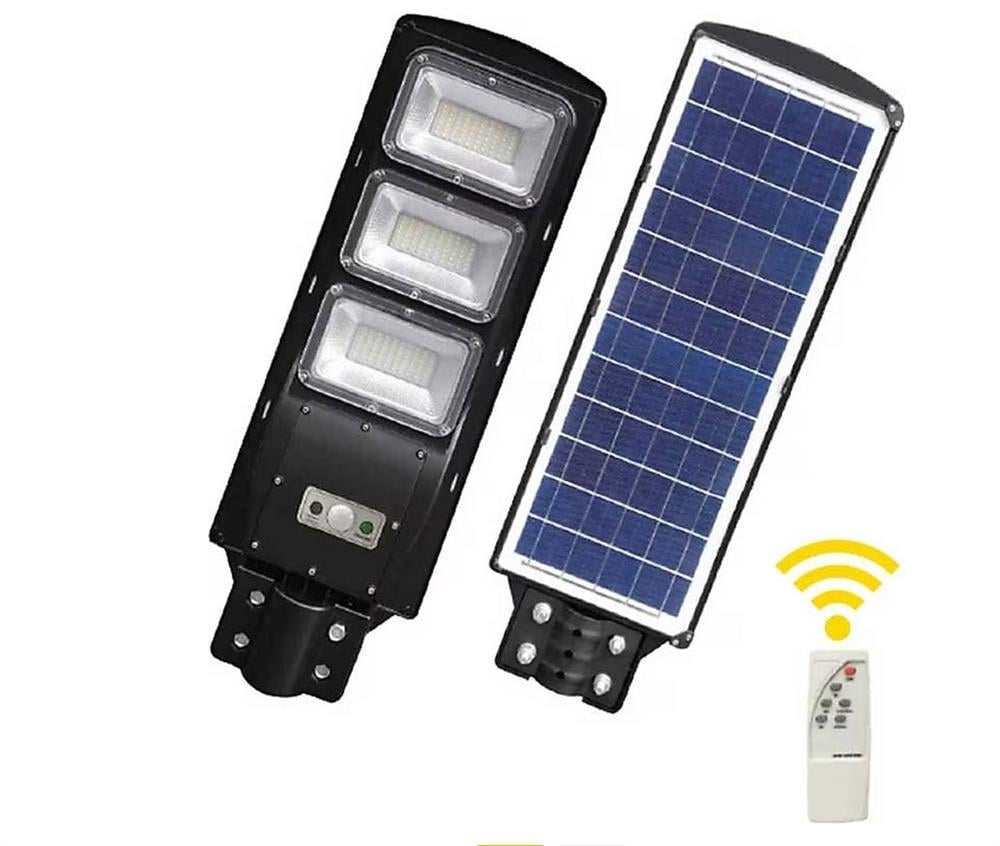 ALLES GÜNIŞIĞI 3-Lü SOLAR SOKAK AYDINLATMASI SENSÖRLÜ KUMANDALI GÜNIŞIĞI IŞIK ALLES-5150