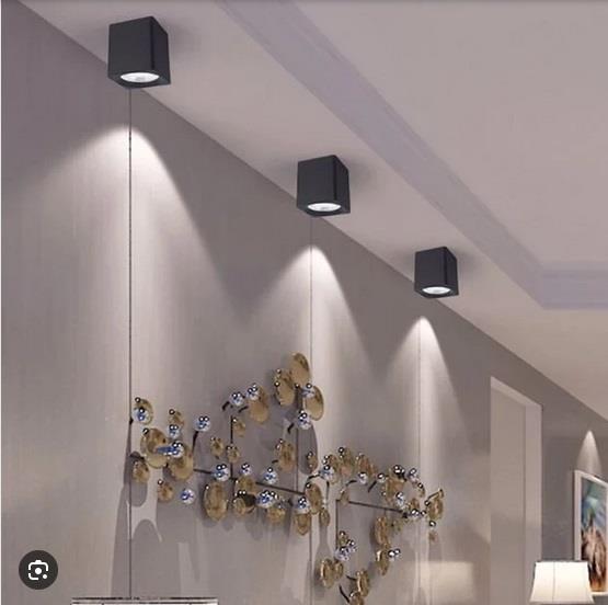 CATA BERGAMA SİYAH-PLATİN SIVAÜSTÜ SPOT KASASI  CT-5420