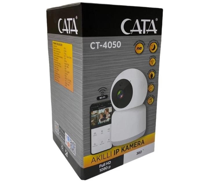CATA CT-4050 AKILLI IP KAMERA GECE GÖRÜŞLÜ (FULL HD-1080P)