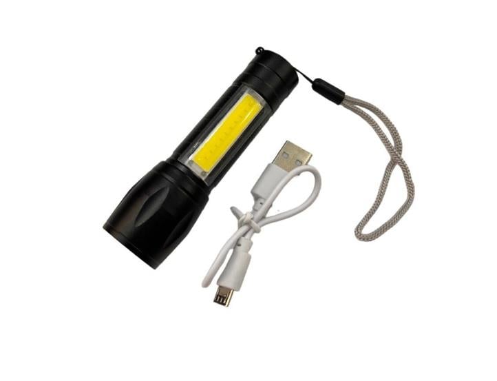 CATA Şarj Edilebilir Ledli 5W Polis El Feneri Beyaz ışık fonksiyonlu CT-8024