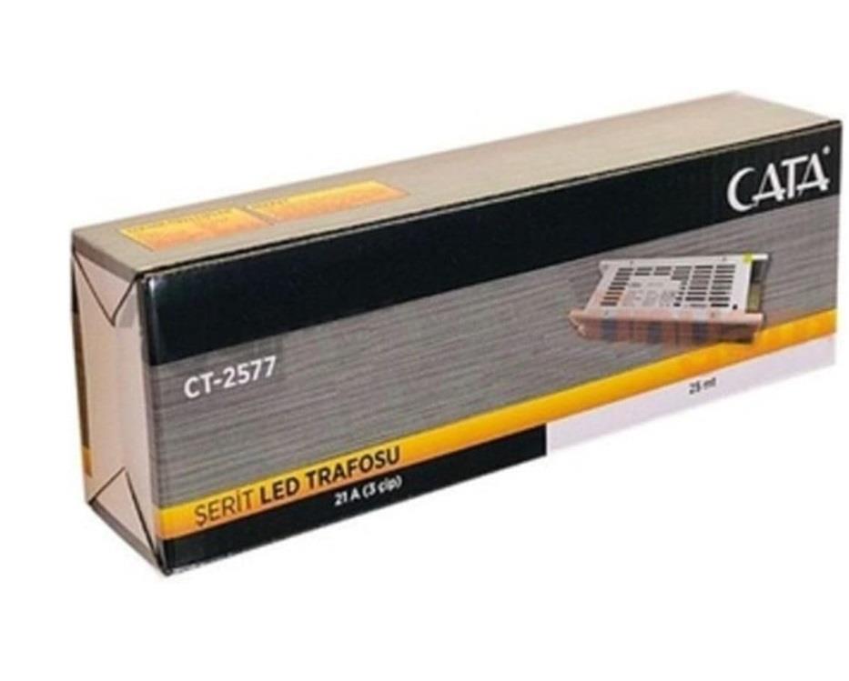 CATA CT-2577 21 Amper 12V Şerit Led Trafosu (Slim-Fansız)