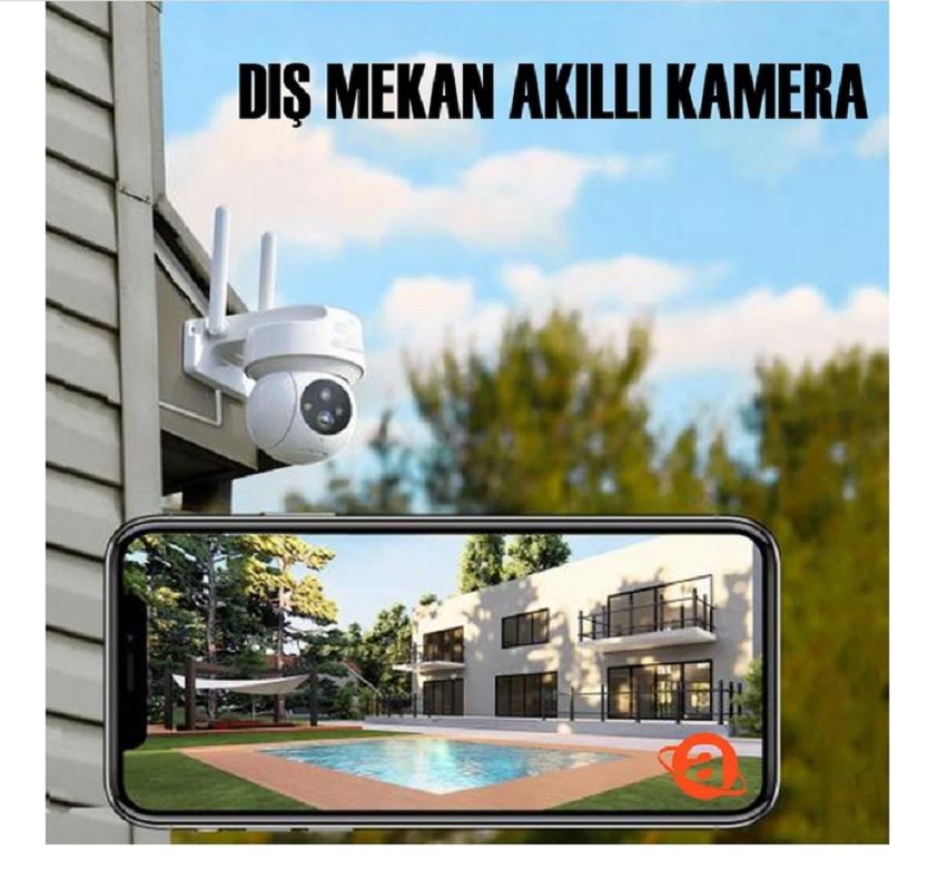 Cata CT-4051 Hareket Sensörlü Akıllı Dış Mekan Güvenlik Kamerası