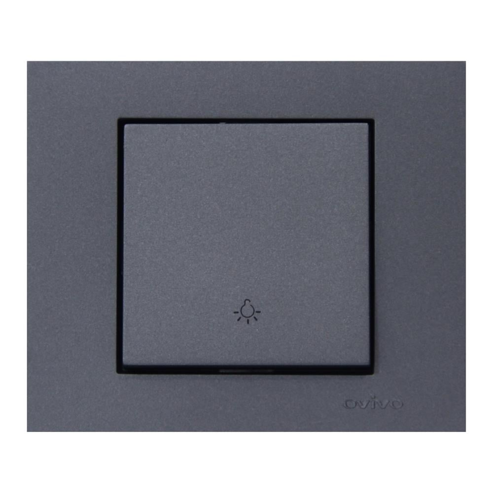 Füme Light Anahtarı Modül+kapak 