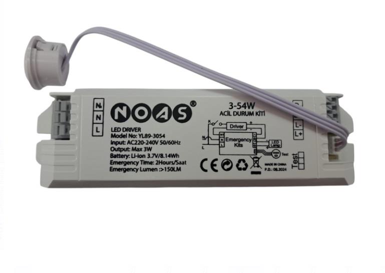 NOAS  3-54W ACİL DURUM KİTLİ DRİVER  YL89-3054