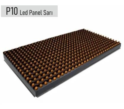 P10 SARI LED PANEL KAYAN YAZI 16X32CM  