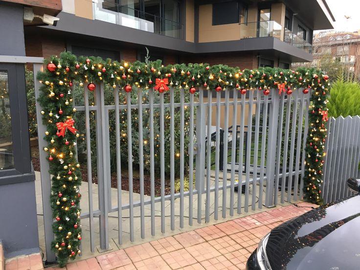 YILBAŞI YEŞİL GARLAND DOLGUN ÇAM SÜS DEKOR ( 270 cm X 30 cm ) 300 DAL LUX GARLAND