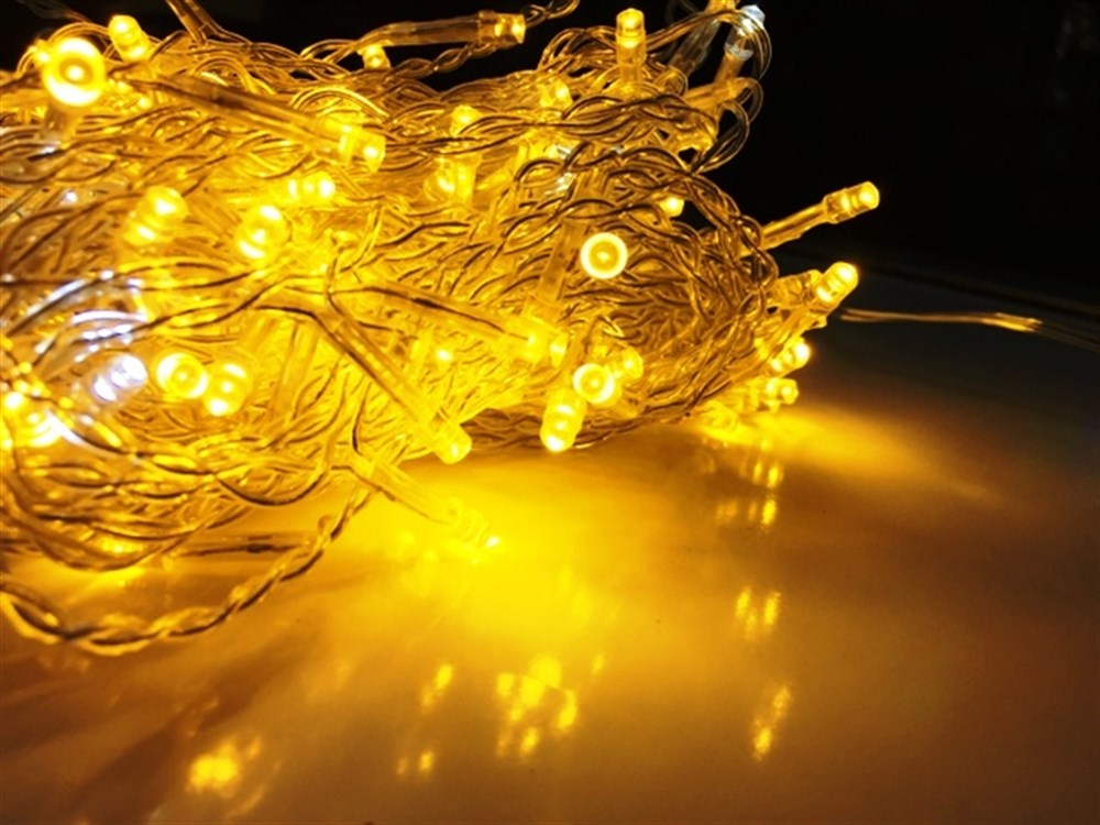 YILBAŞI LED IŞIK İP LED AMBER 10 MT 8 ANIMASYON EKLENEMEZ