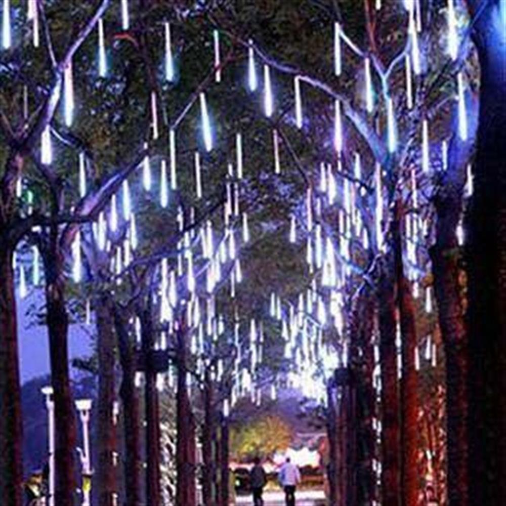 YILBAŞI LED IŞIK ( BEYAZ )METEOR LED ( 10 ADET SET 50CM ) IP65 DIŞ MEKAN
