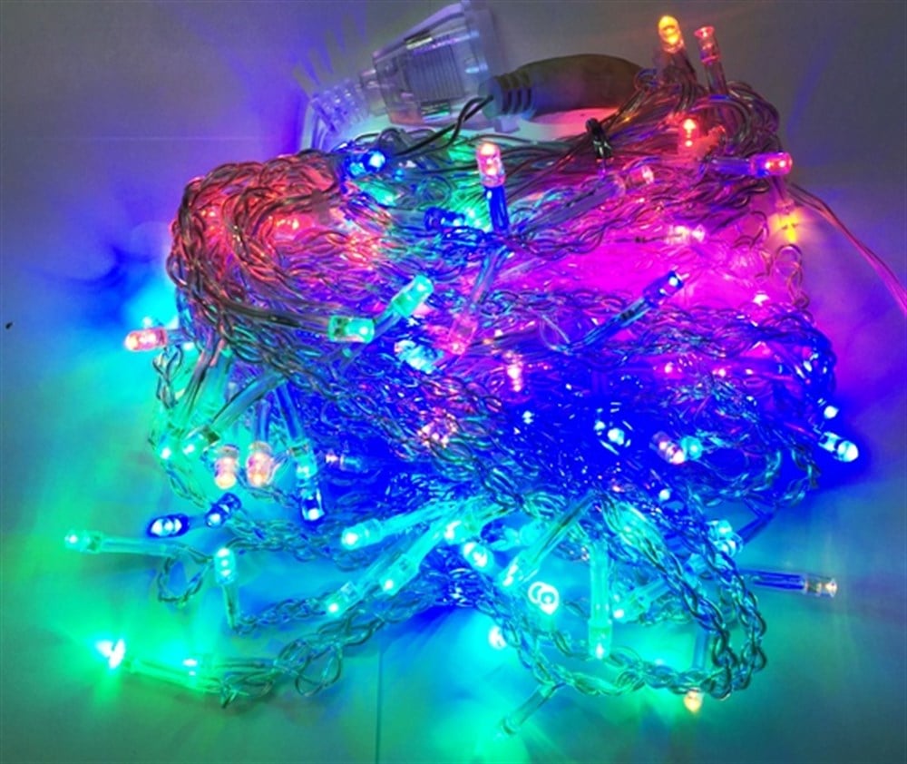 YILBAŞI LED IŞIK İP LED 15 MT RGB İÇ DIŞ MEKAN SABİT YANAR EKLENEBİLİR