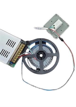 5-24V Mini Tek Renk Yürüyen Pixel Şerit Led Kontrol Devresi WS2811 Su Akan Anahtarlı Kontrol Devre