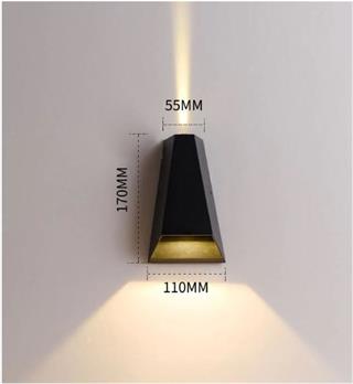 Cata 6W (2x3w) LED Çift Taraflı İç ve Dış Mekan Aplik Malta IP44 Aydınlatma CT-7063
