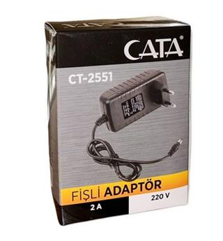 CATA  CT-2551 25 W 2 Amper Cata Fişli Adaptör