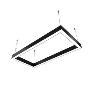 Dikdörtgen Simit Linear Modern Led Avize Lineer Armatür 60x120cm
