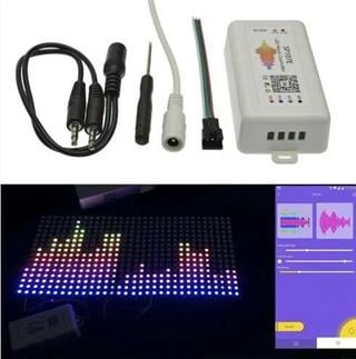 WS2811-WS2812 ARGB Pixel Led SP107E Müzik Kontrol Cihazı Bluetoothlu