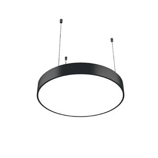 Yuvarlak Davul Linear Modern Led Avize Lineer Armatür 60 CM