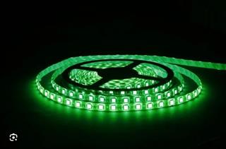 5MT ALLES SİLİKONLU YEŞİL ŞERİT LED 12V 5630/60 LEDLİ