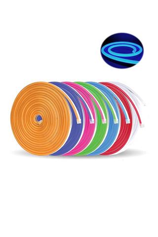 24V MAVİ NEON LED - 20MT