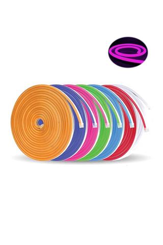 24V PEMBE NEON LED - 20MT