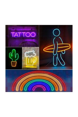 24V PEMBE NEON LED - 20MT