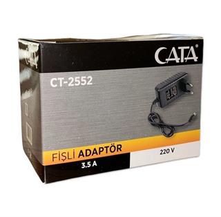 CATA CT-2552 3,5 Amper Cata Fişli Adaptör  36W