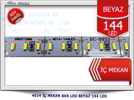 4014/144 LEDLİ  İÇ MEKAN BAR LED BEYAZ 144 LED 12V