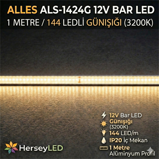 4014/144 LEDLİ  İÇ MEKAN BAR LED GÜNIŞIĞI 144 LED 12V