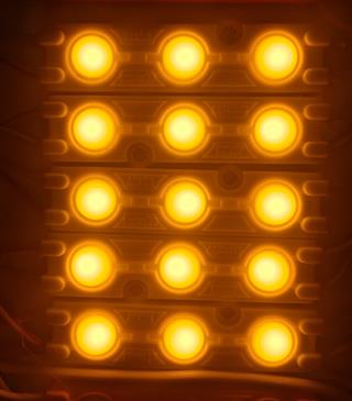 12V Günışığı 1 Watt Mercekli Modül LED 100 Adet – Yüksek Verimli LED