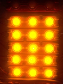 ALS-3156A 12V Amber 1 Watt Mercekli Modül LED 100 Adet – Sıcak ve Odaklı Işık