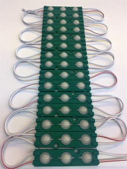 12V Yeşil 1 Watt Mercekli Modül LED 100 Adet – Canlı ve Odaklı Işık