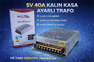 5V 40A KALIN KASA AYARLI TRAFO 200W HT-1302 HIGHTEK