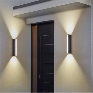 8W SİYAH KASA DIŞ MEKAN DEKORATİF GÜNIŞIĞI LED APLİK ECN-5020-30