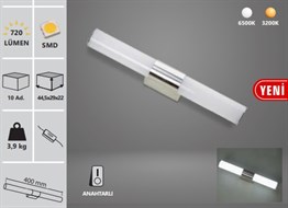 NOAS 8W KROM KASA APLİK BEYAZ IŞIK - BİLBAO YL85-1801