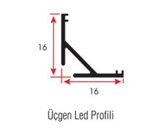 ALS-2803 Köşe Tip LED Kanalı – 3 Metre Boy, Kapak Dahil, Alüminyum Profil (0,110 kg/m)