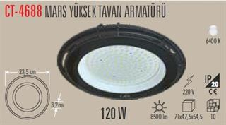CATA 120W Yüksek Tavan Armatürü 6400K Beyaz Işık  CT-4688