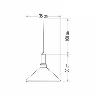 CT-8201 DEKORATİF SARKIT ARMATÜR 35CM