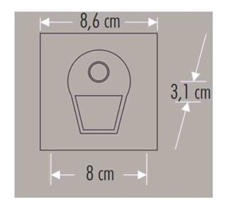 Cata CT-5170 FG 1W 3000K Günışığı Füme Kasa Sensörlü Koridor Armatürü