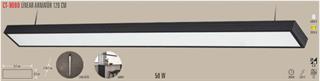 Cata CT-9080 50 Watt Sıva Üstü Linear Armatür 3200K Günışığı 120 cm