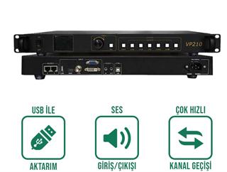 HD-VP210 LED Video Prosesör - Çoklu Girişli Görüntü İşleme Cihazı