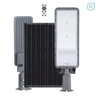 HELIOS  300W BEYAZ  Sensörlü Kumandalı Solar Sokak Armatürü - Beyaz Işık (6500K) HS-3869