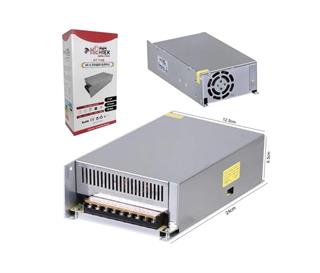HIGHTEK  60 AMPER 12V 720W GENİŞ KASA FANLI AYARLI VOLTAJ DÜĞMELİ LED TRAFOSU HT-1148