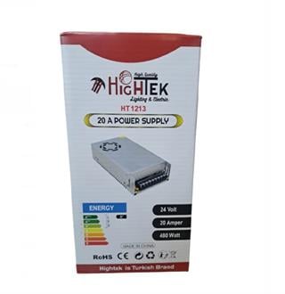 HIGHTEK 24V 20 Amper 480W GENİŞ KASA LED TRAFOSU HT-1213