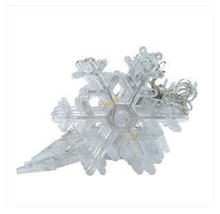 KAR TANESİ VE YILDIZ DEKORLU İÇ MEKAN SAÇAK LED GÜNIŞIĞI FONKSİYONLU ( 3MT GENİŞLİK )