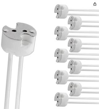 ALLES MR16 İğne Bacak Spot Duy - Seramik Gövde, 12V LED   Halojen Uyumlu