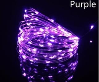 PERİ LED 3mt 2pilli MOR (10 adet Fiyatıdır )